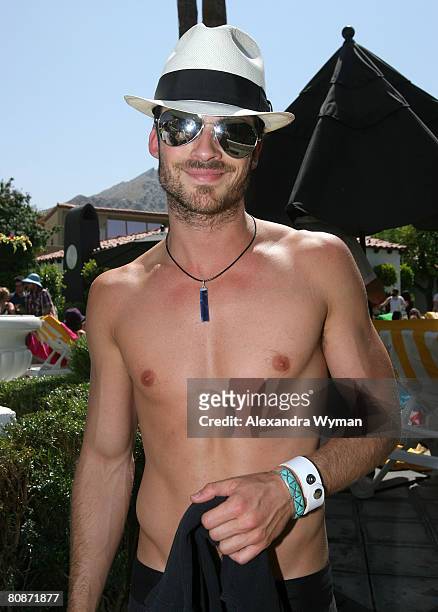 Actor Ian Somerhalder during The Live Party at the Viceroy on April 26, 2008 in Palm Springs, California.
