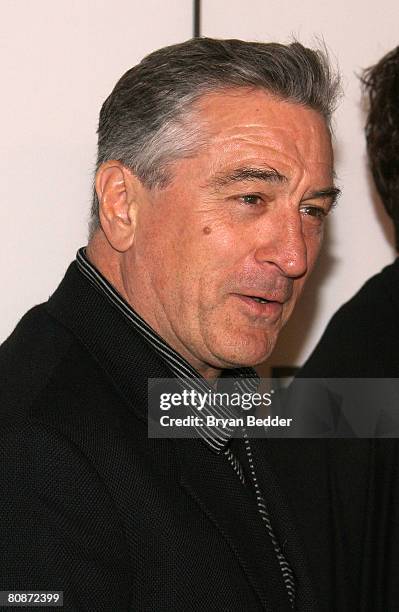 Co-founder of TFF Robert De Niro attends the premiere of "Tennessee" during the 2008 Tribeca Film Festival on April 26, 2008 in New York City.