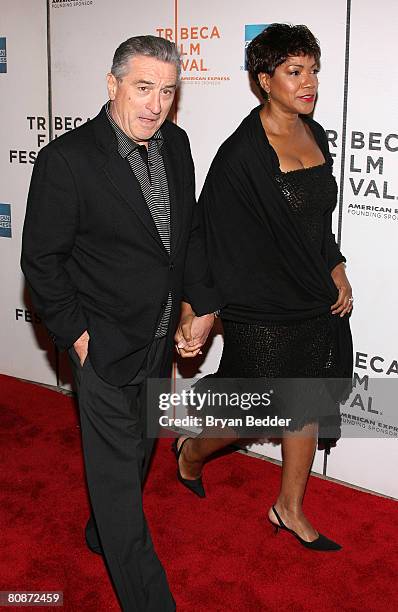 Tribeca Film Festival Co-Founder Robert De Niro and Grace Hightower attends the premiere of "Tennessee" during the 2008 Tribeca Film Festival on...