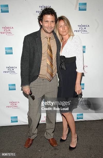 Actor Jeremy Sisto and Addie Lane attends the premiere of "Ball Don't Lie" during the 2008 Tribeca Film Festival on April 26, 2008 in New York City.