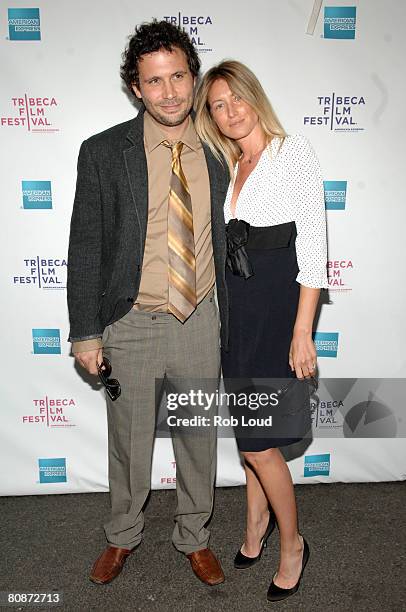 Actor Jeremy Sisto and Addie Lane attends the premiere of "Ball Don't Lie" during the 2008 Tribeca Film Festival on April 26, 2008 in New York City.