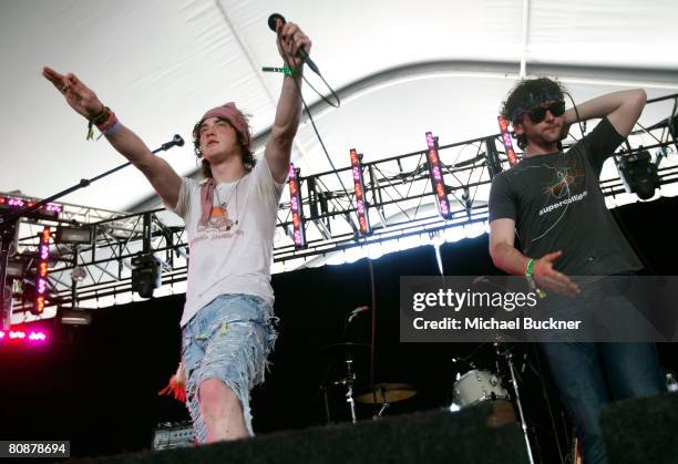 Performs during day 2 of the Coachella Valley Music and Arts Festival at the Empire Polo Field on April 26, 2008 in Indio, California.