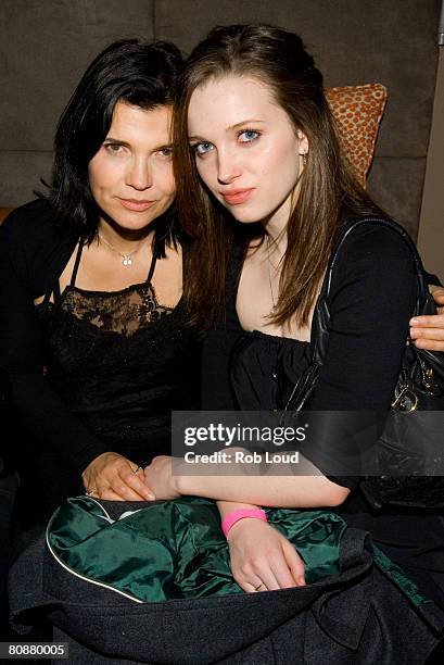 Ali and Jordan Hewson attend the after party for Bystander Films' "The 27 Club" at Hotel Gansevoort on April 26, 2008 in New York City.