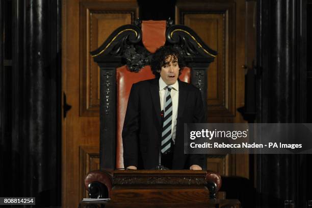 Stephen Mangan host of the London Evening Standard British Film Awards at the London Film Museum, London.