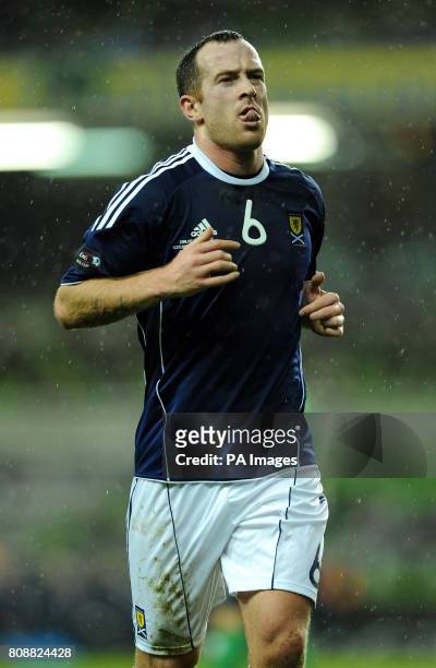 Scotland's Charlie Adam during the Carling Nations Cup match at the Aviva Stadium, Dublin, Ireland.