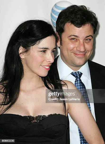 Actress Sarah Silverman and talk show host Jimmy Kimmel attend the 19th Annual GLAAD Media Awards at the Kodak Theater April 26, 2008 in Hollywood,...