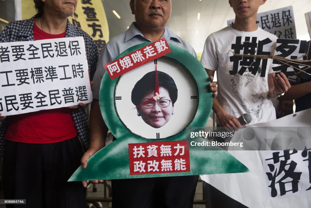 Hong Kong Chief Executive Carrie Lam Attends Question & Answer Session At Legislative Council