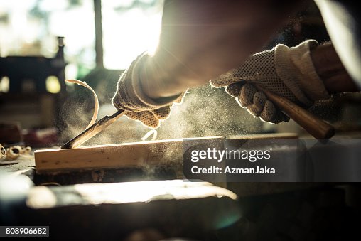 Shaping wood Shaping wood