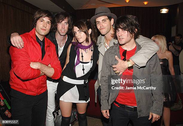 Musicians Cobra Starship performs during the 2007 MTV Video Music Awards at The Palms Hotel and Casino on September 9, 2007 in Las Vegas, Nevada.