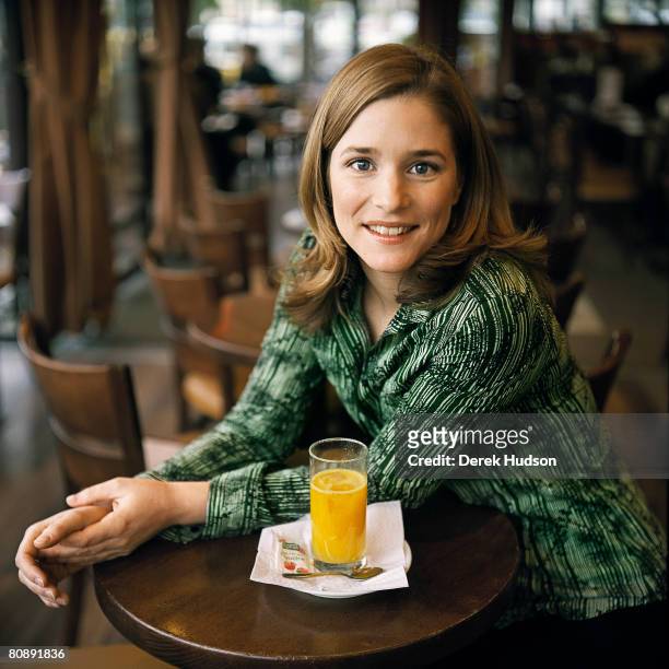 Actress Natacha Regnier poses for a portrait shoot at Cannes Film Festival, on May 20, 2004 in Cannes, France.