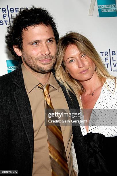 Actor Jeremy Sisto and Addie Lane attend the 7th Annual Tribeca Film Festival "Ball Don't Lie" Premiere at the AMC 19th Street Theatre on April 26,...