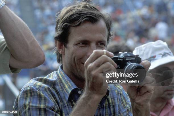 Photographer Peter Beard attending "RFK Tennis Tournament" on August 25, 1979 at Flushing Meadows, New York.