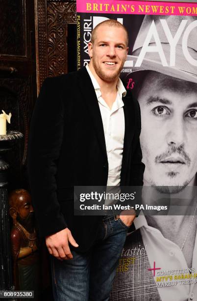 James Haskell at the Playgirl Magazine launch party at the Blanca Bar, London.