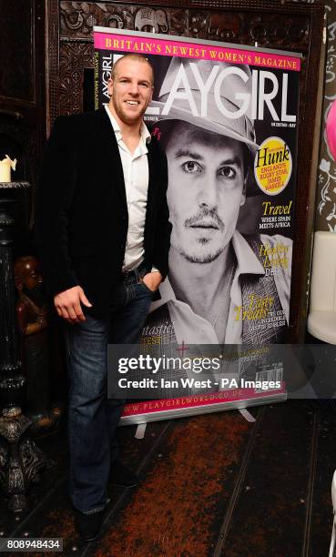 James Haskell at the Playgirl Magazine launch party at the Blanca Bar, London.