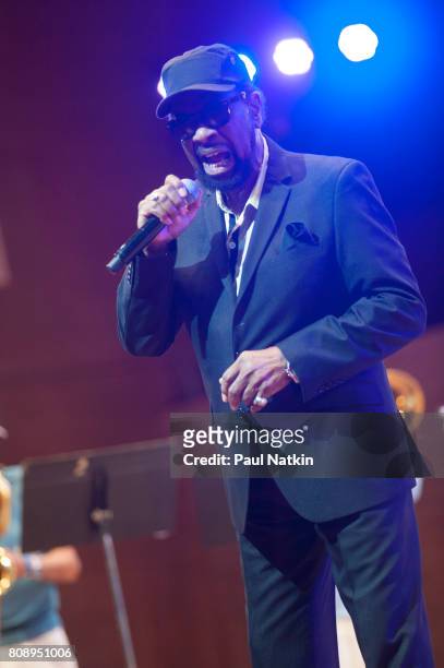 William Bell at the Chicago Blues Festival at the Pritzker Pavillion in Chicago, Illinois, June 10, 2017.