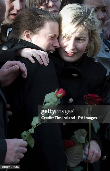 Laura Tasker Laura Tasker , the sister of Lance Corporal Liam Tasker comforts his ...