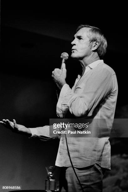 Timothy Leary at George's Nightclub in Chicago, Illinois, January 18, 1980.