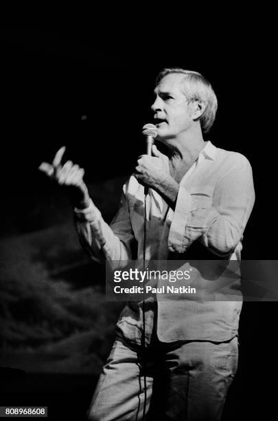 Timothy Leary at George's Nightclub in Chicago, Illinois, January 18, 1980.