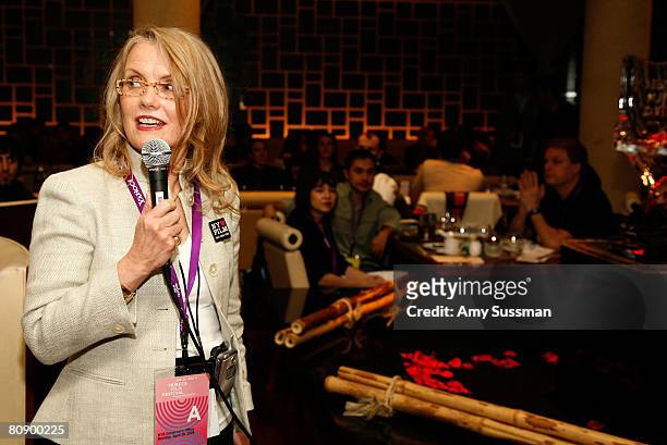 Executive director of the New York State Governor's office for motion picture and Television Development Pat Kaufman attends the Director's Brunch...