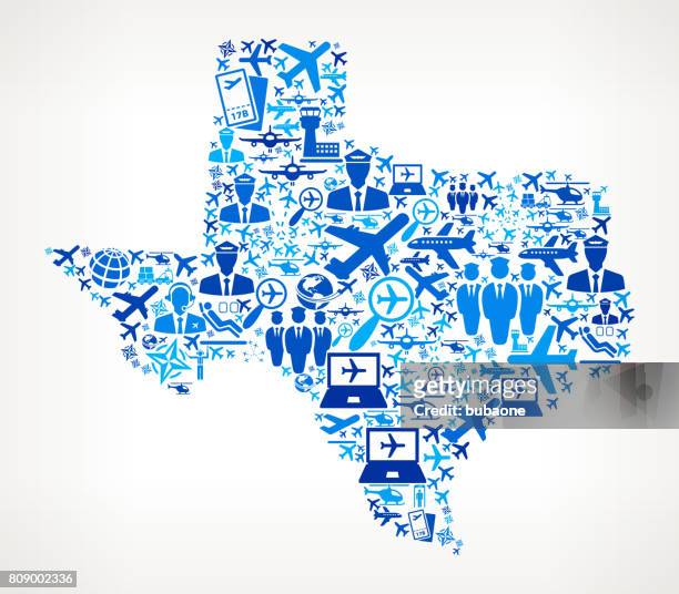 texas aviation and air planes vector graphic - airport ground crew uniform stock illustrations