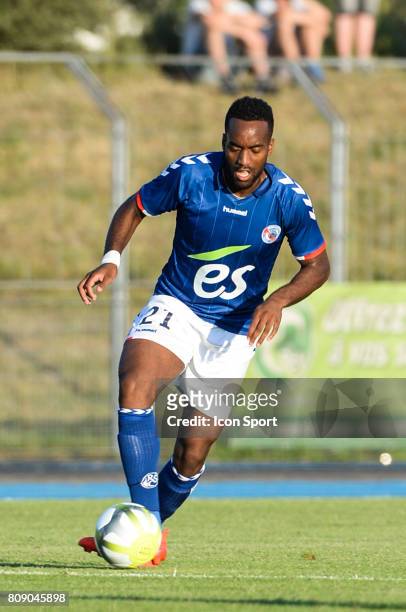 Yoann Salmier of Strasbourg during the friendly match between Fc Zurich and Racing Club de Strasbourg Alsace on July 4, 2017 in Haguenau, France.