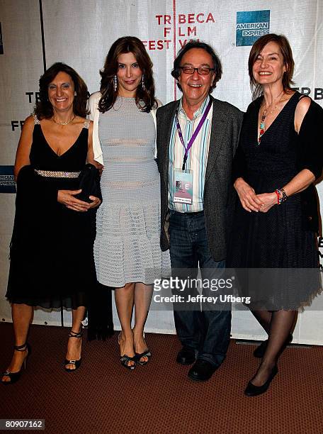 Sylvia Bizio, Actress Jo Champa, Tribeca Director/Actor Peter Scarlet and Deborah Young attend the Premiere of "Toby Dammit" at the 7th Annual...