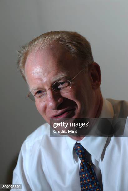 John R Adler, (Dorothy & TK Chan Professor of Neurosurgery at Stanford University School of Medicine, photographed during an interview with Mint.