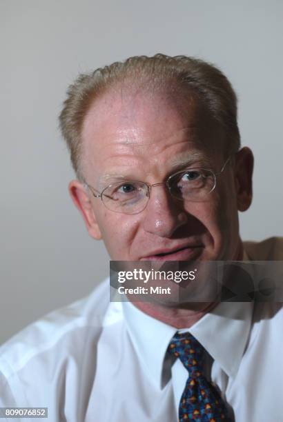 John R Adler, (Dorothy & TK Chan Professor of Neurosurgery at Stanford University School of Medicine, photographed during an interview with Mint.