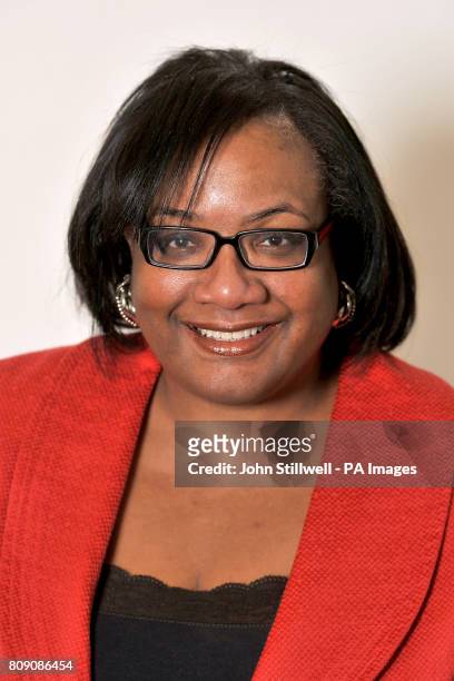 Dianne Abbott, representative for Hackney North and Stoke Newington, during a photocall for Labour MP's at The House of Commons, Westminster.