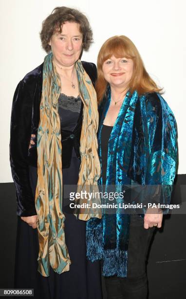 Linda Bassett and Lesley Nicol at the premiere of West is West, at the BFI Southbank, in Waterloo, central London.
