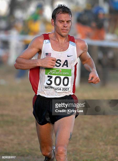 Ryan Shay of the United States placed 99th in the senior men's race in 41:12 over the 12,000-meter race in the 35th IAAF World Cross Country...