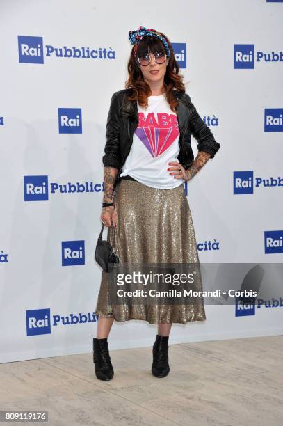 Mariolina Simone attends the Rai Show Schedule Presentation In Rome on July 4, 2017 in Rome, Italy.