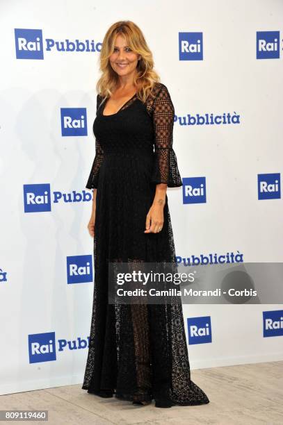 Arianna Ciampoli attends the Rai Show Schedule Presentation In Rome on July 4, 2017 in Rome, Italy.