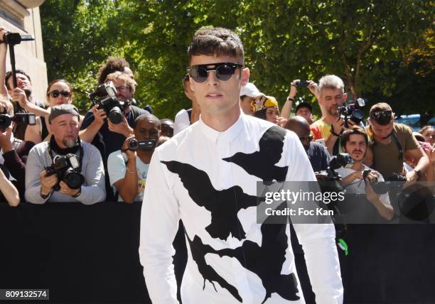 Baptiste Giabiconi attends the Chanel Haute Couture Fall/Winter 2017-2018 show as part of Paris Fashion Week on July 4, 2017 in Paris, France.