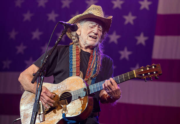 Singer-songwriter Willie Nelson performs onstage during the 44th Annual Willie Nelson 4th of July Picnic at Austin360 Amphitheater on July 4, 2017 in...