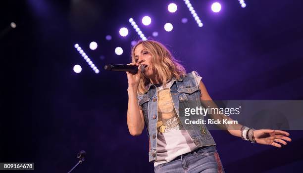 Singer-songwriter Sheryl Crow performs onstage during the 44th Annual Willie Nelson 4th of July Picnic at Austin360 Amphitheater on July 4, 2017 in...