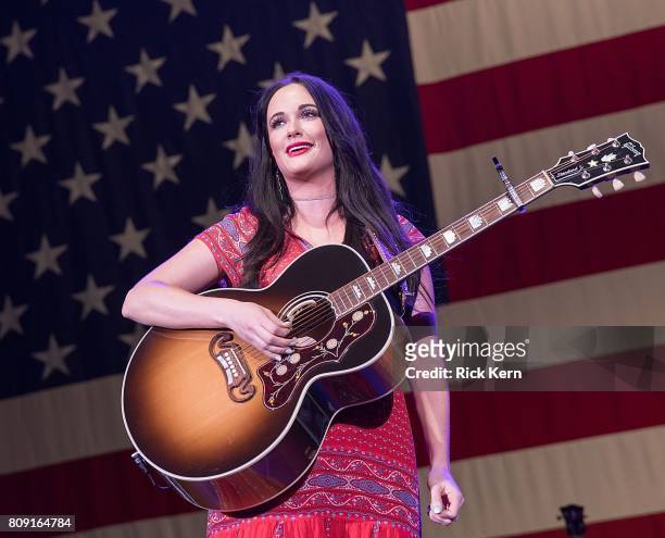 Singer-songwriter Kacey Musgraves performs onstage during the 44th Annual Willie Nelson 4th of July Picnic at Austin360 Amphitheater on July 4, 2017...