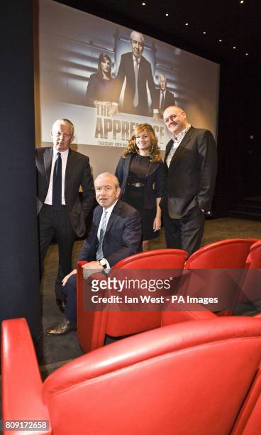 Nick Hewer, Lord Alan Sugar, Karren Brady and Dara O'Briain at a photocall at The Soho Hotel, London, to launch this years series of the BBC...