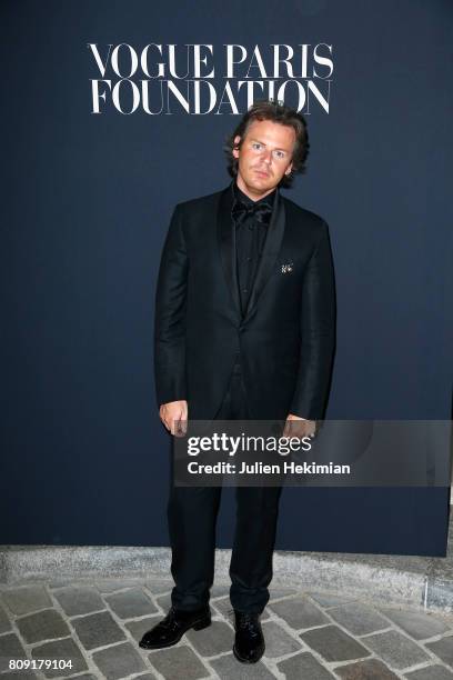 Christopher Kane attends Vogue Foundation Dinner during Paris Fashion Week as part of Haute Couture Fall/Winter 2017-2018 at Musee Galliera on July...