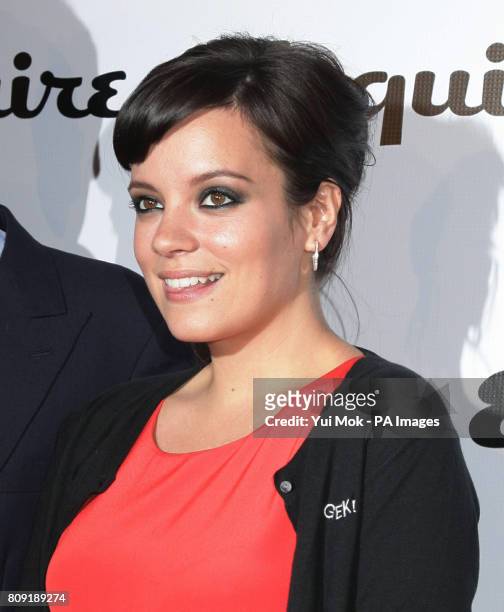 Lily Allen arriving for the Esquire June Issue launch party, at Sketch, London.