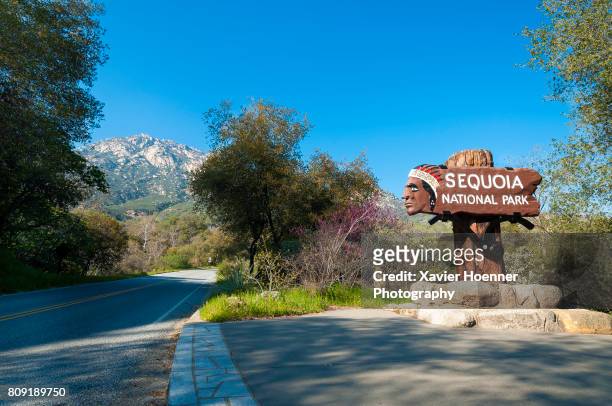 american indian sign - sequoia national park stock pictures, royalty-free photos & images