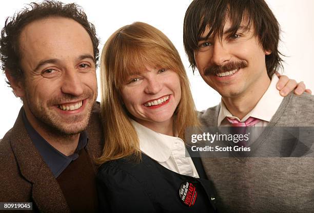 Director Paolo Borraccetti, producer Annie Lukowski and producer Zak Mechanic of the film "Have You Ever Heard About Vukovar?" pose for a portrait at...