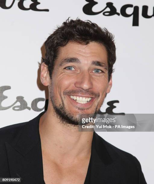 David Gandy arriving for the Esquire June Issue launch party, at Sketch, London. Picture date: Thursday May 5, 2011.