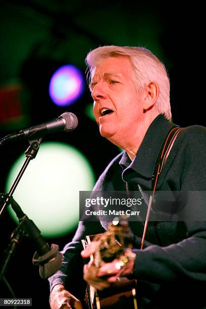 Musician Nick Lowe performs during the Tribeca ASCAP Music Lounge at the 2008 Tribeca Film Festival on April 29, 2008 in New York City.