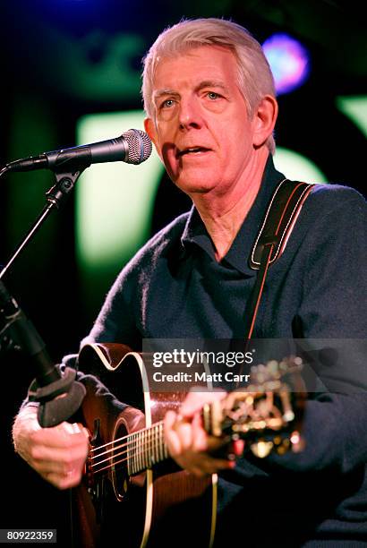 Musician Nick Lowe performs during the Tribeca ASCAP Music Lounge at the 2008 Tribeca Film Festival on April 29, 2008 in New York City.