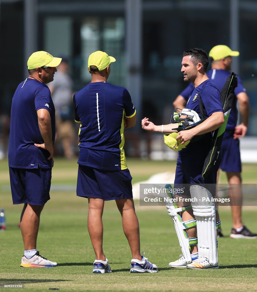 England v South Africa - First Investec Test Match - South Africa Nets Session - Day Two - Lord's