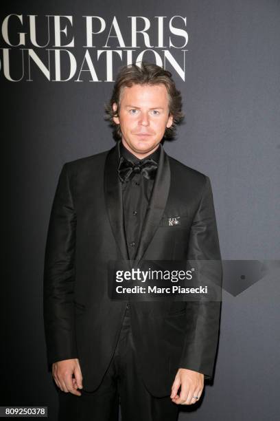 Christopher Kane attends Vogue Foundation Dinner during Paris Fashion Week as part of Haute Couture Fall/Winter 2017-2018 at Musee Galliera on July...