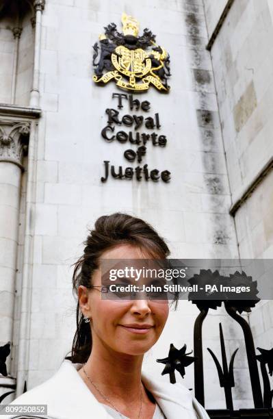 Carole Caplin who was the style adviser to Cherie Blair and fitness adviser to Tony Blair while he was Prime Minister, leaves the High Court in...