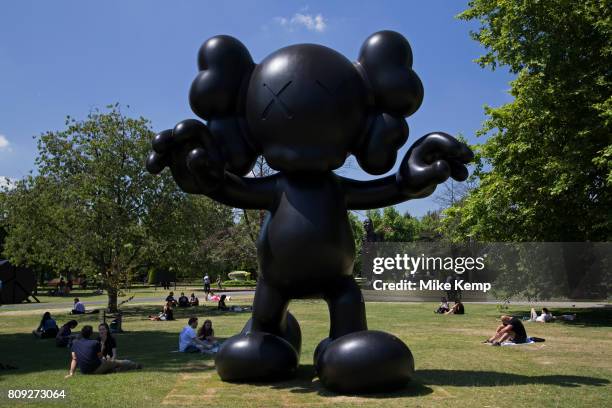 Frieze Sculpture 2017 opens to the public on July 5th 2017 in the English Gardens in Regent's Park, London, England, United Kingdom. This is Londons...