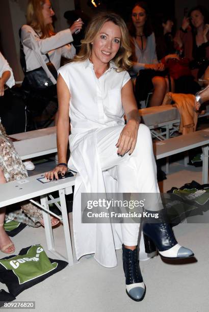 Sanny van Heteren attends the Rebekka Ruetz show during the Mercedes-Benz Fashion Week Berlin Spring/Summer 2018 at Kaufhaus Jandorf on July 5, 2017...